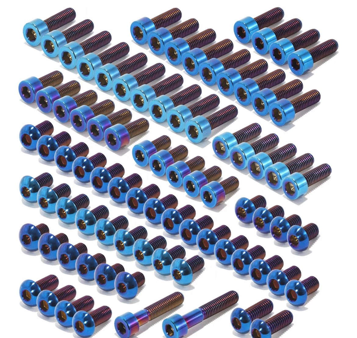 Titanium bolt kits