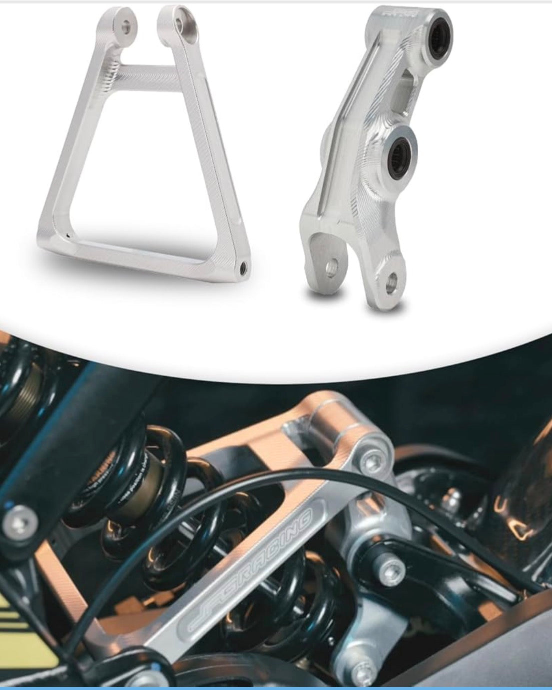 Suspension linkage for SurRon lbx, light bee, X, X160, X260